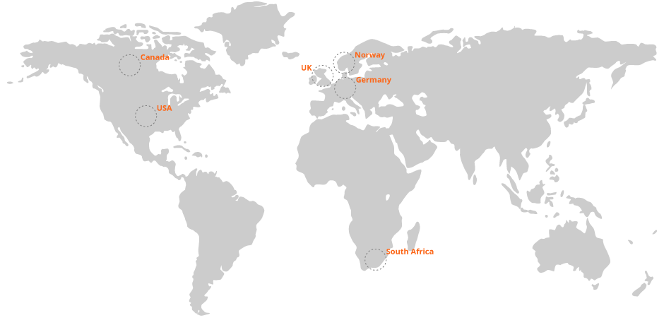 Global Contact Details Map